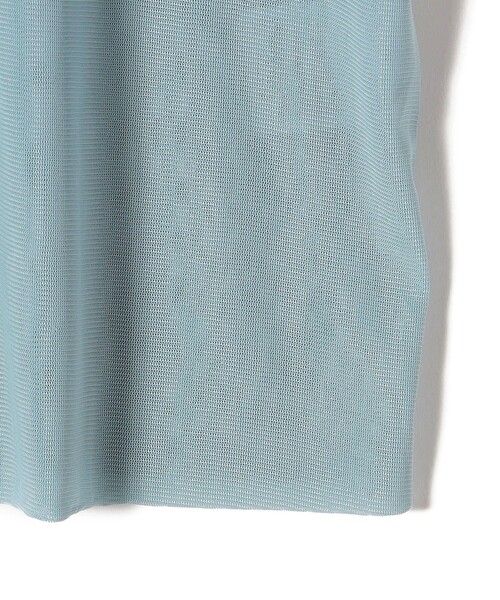 SHIPS Colors(シップス カラーズ)の「SHIPS Colors:〈手洗い可能〉チュール ショートスリーブ トップス(Tシャツ/カットソー・レディース・ライトグレー/ブラウン/ブラック/ライトブルー・ONE SIZE)」の10枚目の写真