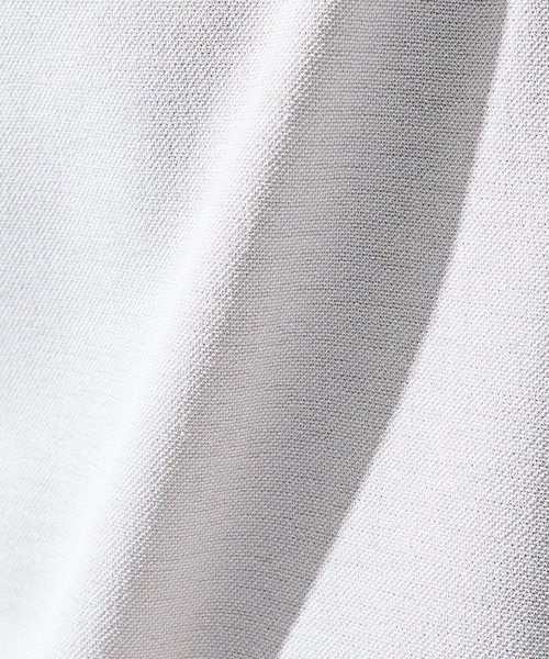 ABAHOUSE GRAY（アバハウスグレイ）の「【快適機能素材】ハイツイスト カノコ 半袖ポロシャツ（ポロシャツ・メンズ・ブラック/ホワイト/ライトグレー/ネイビー・46/48）」の7枚目の写真