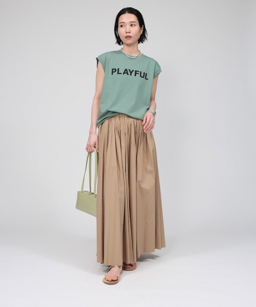 BABYLONE（バビロン）の「タフタボリュームスカート（スカート・レディース・ベージュ/ホワイト/ブラック・フリー）」の15枚目の写真