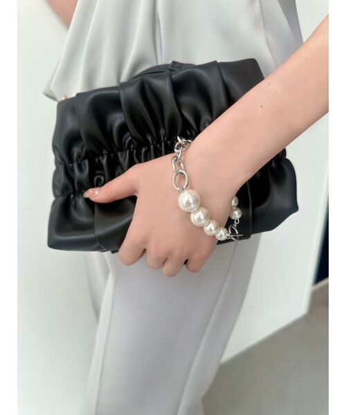 RESEXXY（リゼクシー）の「ビックパールブレスレット（ブレスレット・レディース・シルバー/ゴールド・FREE）」の3枚目の写真