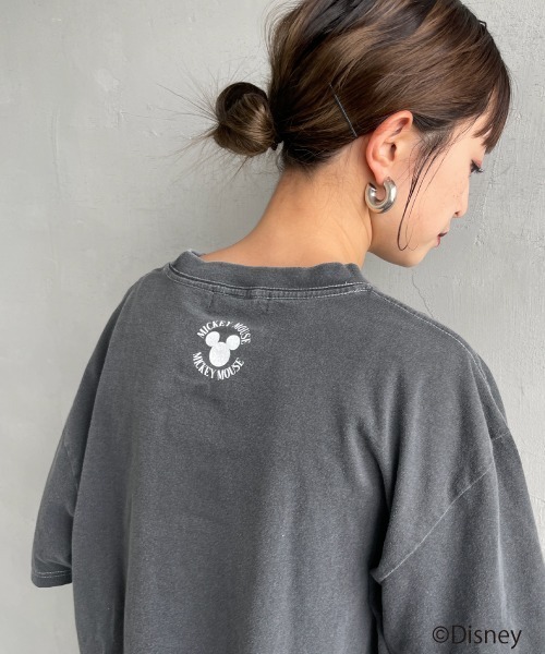 GOOD ROCK SPEED（グッドロックスピード）の「[GOOD ROCK SPEED/グッドロックスピード] 別注 MICKEY MOUSE / プリントTシャツ / ディズニー（Tシャツ/カットソー・レディース・チャコール・M/L/XL）」の17枚目の写真