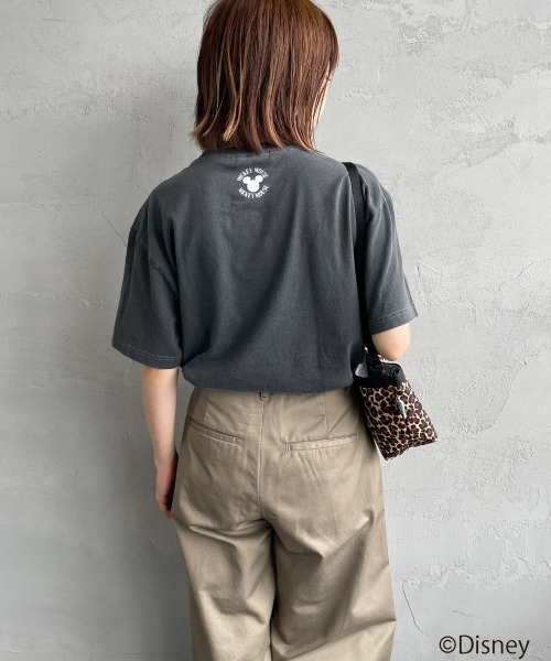 GOOD ROCK SPEED（グッドロックスピード）の「[GOOD ROCK SPEED/グッドロックスピード] 別注 MICKEY MOUSE / プリントTシャツ / ディズニー（Tシャツ/カットソー・レディース・チャコール・M/L/XL）」の20枚目の写真