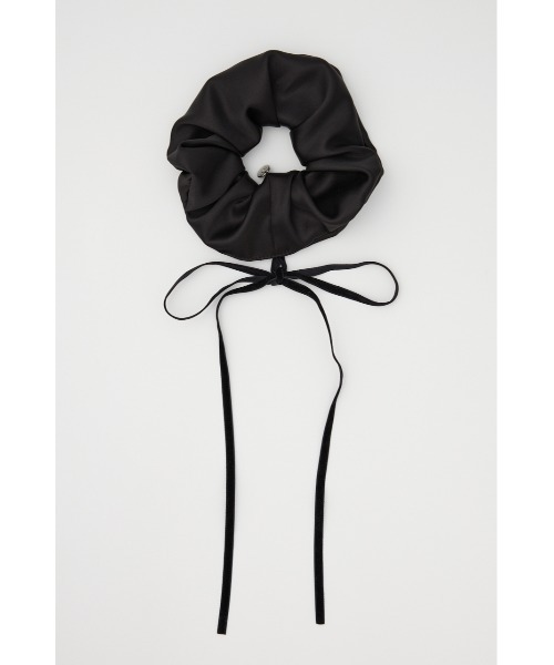 SLY（スライ）の「GATHER RIBBON SCRUNCHIE ギャザー リボン スクランチー（シュシュ・レディース・オフホワイト/ブラック・FREE）」の8枚目の写真
