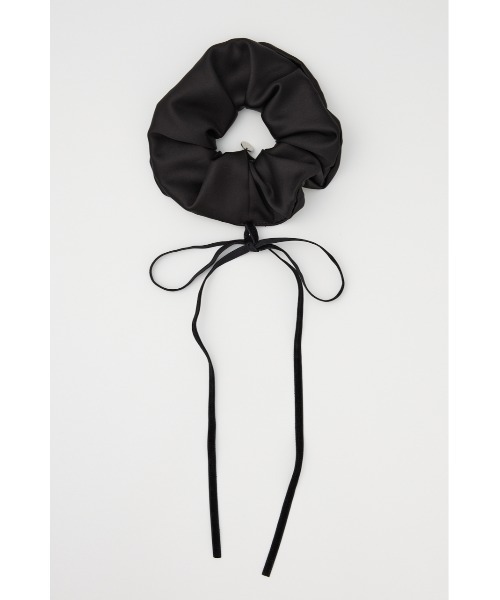 SLY（スライ）の「GATHER RIBBON SCRUNCHIE ギャザー リボン スクランチー（シュシュ・レディース・オフホワイト/ブラック・FREE）」の9枚目の写真