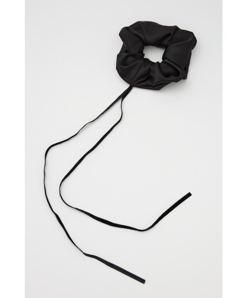 SLY（スライ）の「GATHER RIBBON SCRUNCHIE ギャザー リボン スクランチー（シュシュ・レディース・オフホワイト/ブラック・FREE）」の12枚目の写真