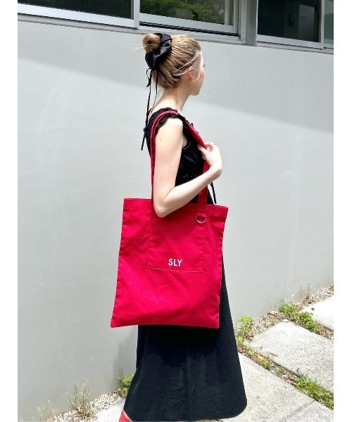 SLY（スライ）の「GATHER RIBBON SCRUNCHIE ギャザー リボン スクランチー（シュシュ・レディース・オフホワイト/ブラック・FREE）」の15枚目の写真