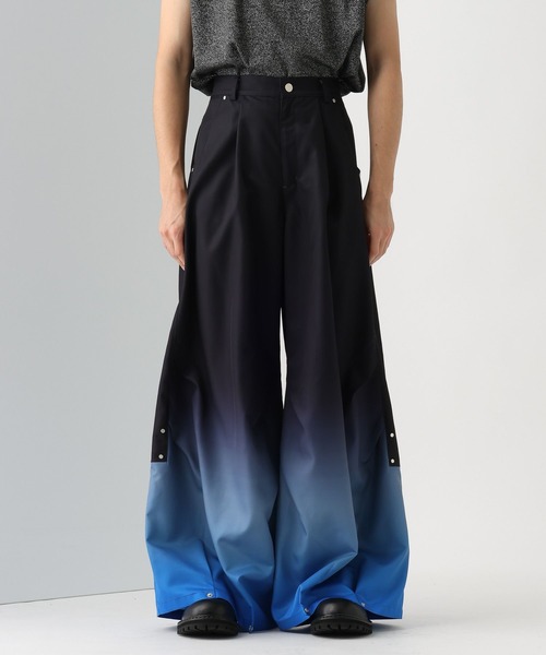 HARE（ハレ）の「グラデワイドレッグパンツ(HARE)（その他パンツ・メンズ・ブラック/ブルー・FREE）」の16枚目の写真