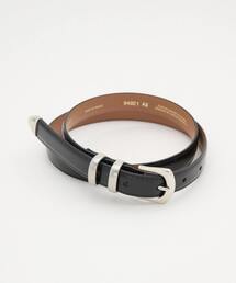 MAISON BOINET/メゾンボワネ】30MM BELT IN NAPPA LEATHER