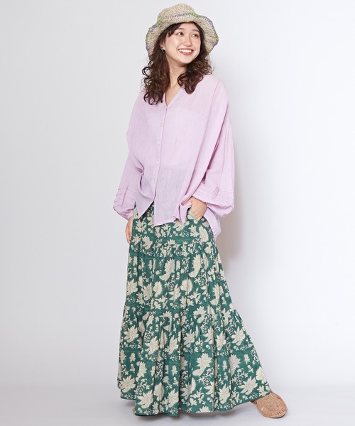 チャイハネ(チャイハネ)の「【チャイハネ】オルノブトップス&カーディガン2WAY(カーディガン/ボレロ・レディース・ブラック/ピンク/パープル/ホワイト・FREE)」の19枚目の写真