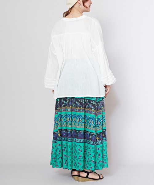 チャイハネ(チャイハネ)の「【チャイハネ】オルノブトップス&カーディガン2WAY(カーディガン/ボレロ・レディース・ブラック/ピンク/パープル/ホワイト・FREE)」の7枚目の写真