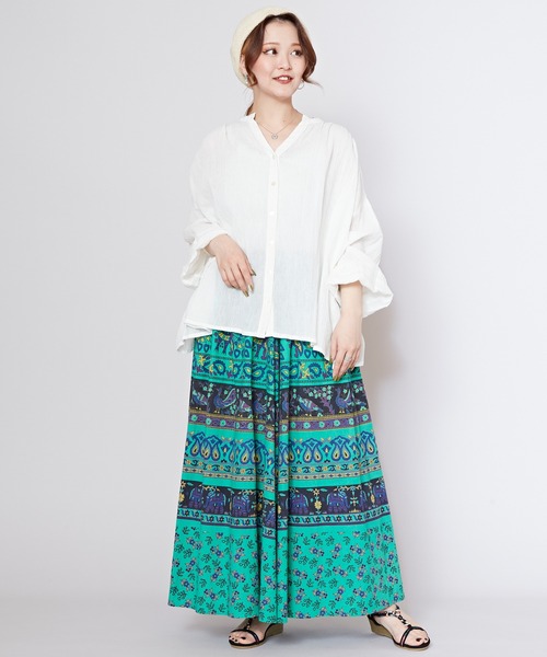 チャイハネ(チャイハネ)の「【チャイハネ】オルノブトップス&カーディガン2WAY(カーディガン/ボレロ・レディース・ブラック/ピンク/パープル/ホワイト・FREE)」の12枚目の写真