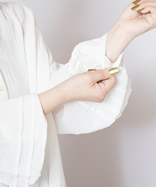 チャイハネ(チャイハネ)の「【チャイハネ】オルノブトップス&カーディガン2WAY(カーディガン/ボレロ・レディース・ブラック/ピンク/パープル/ホワイト・FREE)」の11枚目の写真