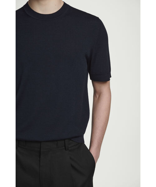 スリムフィット メリノウールTシャツ（Tシャツ/カットソー）｜COS