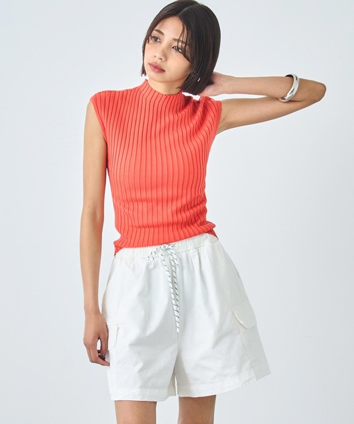 ANAP(アナップ)の「コットン カーゴ ショートパンツ(カーゴパンツ・レディース・ホワイト/ネイビー・FREE)」の13枚目の写真