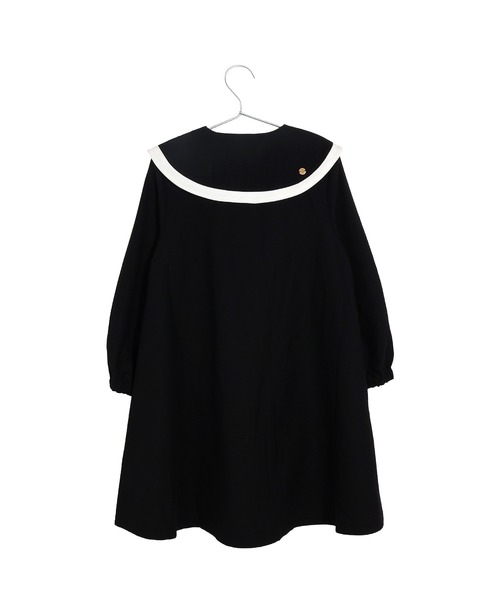 MAKE YOUR DAY（メイクユアデイ）の「ビッグカラーワンピース■80～140cm（ワンピース・キッズ・ブラウン/グレー/ブラック・100/90/80/110/140/130/120）」の9枚目の写真