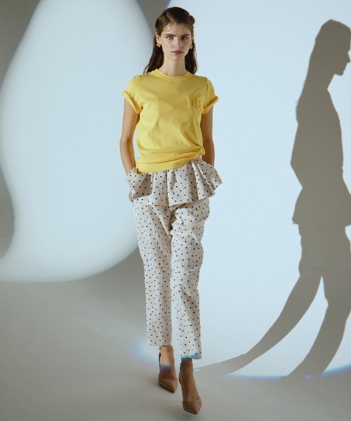 DOUBLE STANDARD CLOTHING（ダブルスタンダードクロージング）の「ドットフロッキージャガードパンツ（その他パンツ・レディース・オフホワイト/ブラック・36/38）」の17枚目の写真