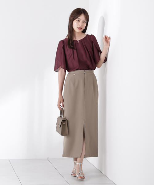 PROPORTION BODY DRESSING（プロポーションボディドレッシング）の「パールポイントフレアスリーブブラウス / 1215210709（シャツ/ブラウス・レディース・ブラック/ホワイト/ブラウン・SMALL/MEDIUM）」の22枚目の写真