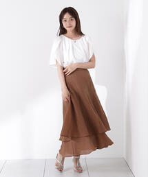 PROPORTION BODY DRESSING | パールポイントフレアスリーブブラウス / 1215210709(シャツ/ブラウス)