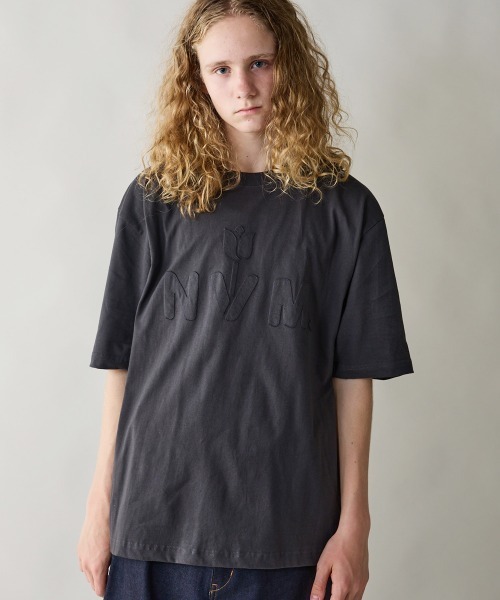 rehacer(レアセル)の「rehacer : N.V.M Logo Relax Fit T-shirt / N.V.M ロゴ リラックスフィットTシャツ(Tシャツ/カットソー・メンズ・ホワイト/グリーン/ピンク/ブラック・SMALL/MEDIUM/LARGE/X-LARGE)」の14枚目の写真