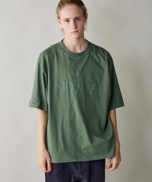 rehacer(レアセル)の「rehacer : N.V.M Logo Relax Fit T-shirt / N.V.M ロゴ リラックスフィットTシャツ(Tシャツ/カットソー・メンズ・ホワイト/グリーン/ピンク/ブラック・SMALL/MEDIUM/LARGE/X-LARGE)」の21枚目の写真