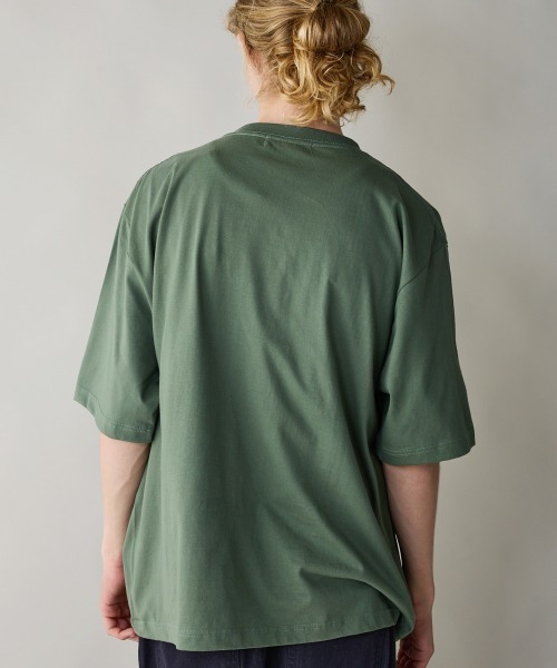 rehacer(レアセル)の「rehacer : N.V.M Logo Relax Fit T-shirt / N.V.M ロゴ リラックスフィットTシャツ(Tシャツ/カットソー・メンズ・ホワイト/グリーン/ピンク/ブラック・SMALL/MEDIUM/LARGE/X-LARGE)」の20枚目の写真