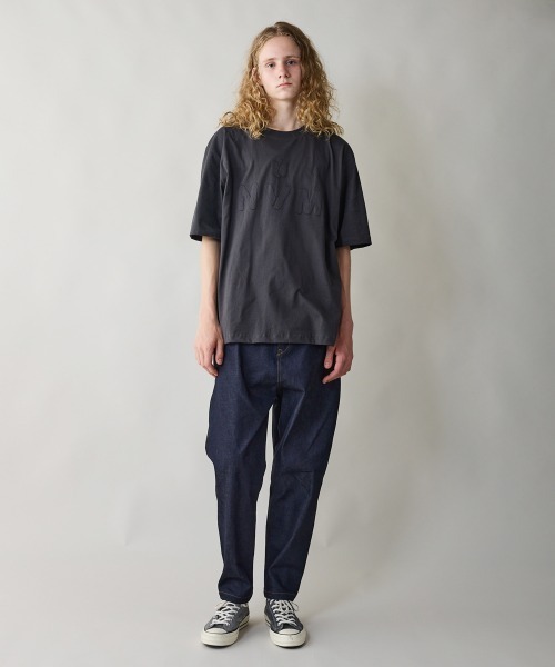 rehacer(レアセル)の「rehacer : N.V.M Logo Relax Fit T-shirt / N.V.M ロゴ リラックスフィットTシャツ(Tシャツ/カットソー・メンズ・ホワイト/グリーン/ピンク/ブラック・SMALL/MEDIUM/LARGE/X-LARGE)」の11枚目の写真