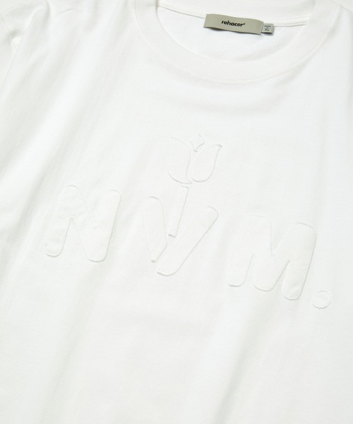 rehacer(レアセル)の「rehacer : N.V.M Logo Relax Fit T-shirt / N.V.M ロゴ リラックスフィットTシャツ(Tシャツ/カットソー・メンズ・ホワイト/グリーン/ピンク/ブラック・SMALL/MEDIUM/LARGE/X-LARGE)」の16枚目の写真