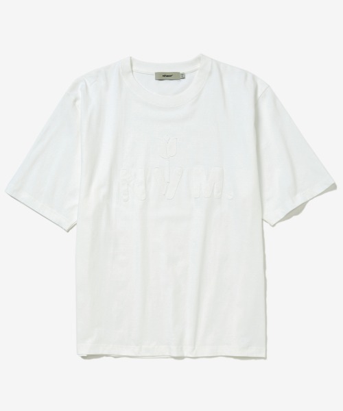 rehacer(レアセル)の「rehacer : N.V.M Logo Relax Fit T-shirt / N.V.M ロゴ リラックスフィットTシャツ(Tシャツ/カットソー・メンズ・ホワイト/グリーン/ピンク/ブラック・SMALL/MEDIUM/LARGE/X-LARGE)」の19枚目の写真