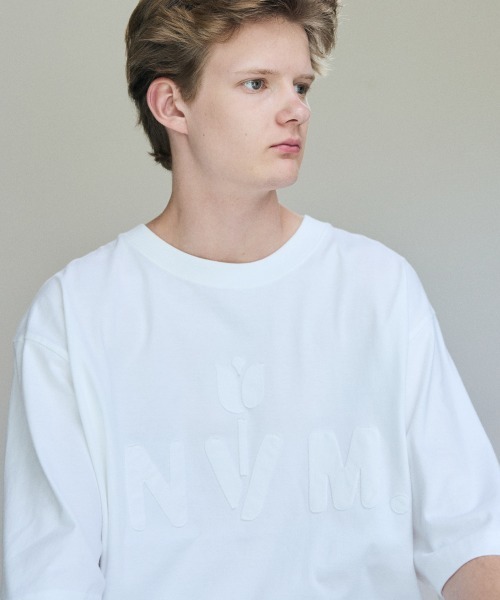 rehacer(レアセル)の「rehacer : N.V.M Logo Relax Fit T-shirt / N.V.M ロゴ リラックスフィットTシャツ(Tシャツ/カットソー・メンズ・ホワイト/グリーン/ピンク/ブラック・SMALL/MEDIUM/LARGE/X-LARGE)」の22枚目の写真