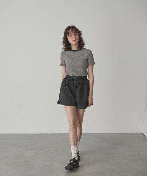 full/fill.（フルフィル）の「ショートスリーブアソートボーダーT（Tシャツ/カットソー・レディース・アイボリー/ネイビー・FREE）」の5枚目の写真