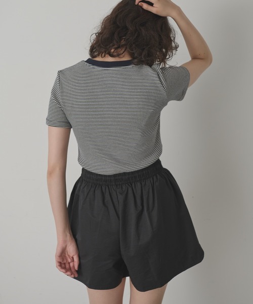 full/fill.（フルフィル）の「ショートスリーブアソートボーダーT（Tシャツ/カットソー・レディース・アイボリー/ネイビー・FREE）」の18枚目の写真