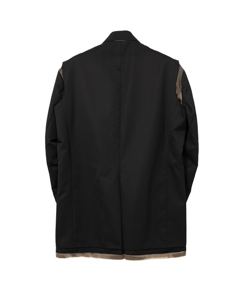 Maison MIHARA YASUHIRO(メゾンミハラヤスヒロ)の「Dry Wool Jacket(テーラードジャケット・レディース・カーキ/ブラック・36/38)」の7枚目の写真