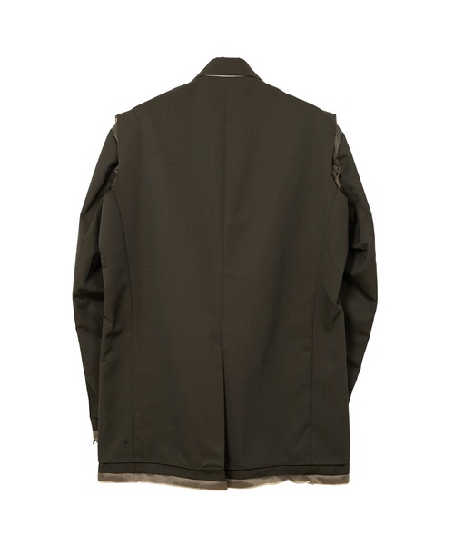 Maison MIHARA YASUHIRO(メゾンミハラヤスヒロ)の「Dry Wool Jacket(テーラードジャケット・レディース・カーキ/ブラック・36/38)」の15枚目の写真