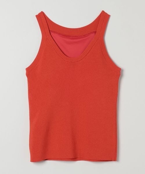 JEANASIS（ジーナシス）の「2WAYカップツキアメスリタンク/578722（タンクトップ・レディース・ホワイト/ブラック/レッド・FREE）」の5枚目の写真