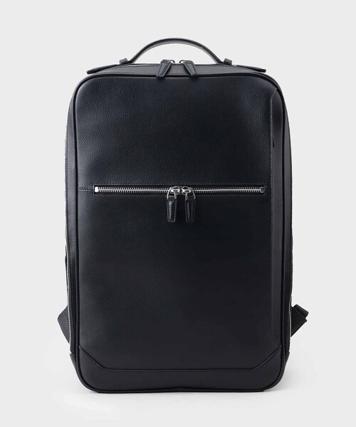 tk.TAKEO KIKUCHI(ティーケータケオキクチ)の「Refined Leather バックパック(バックパック/リュック・メンズ・ブラック/ダークブラウン/ブラック系・00)」の10枚目の写真