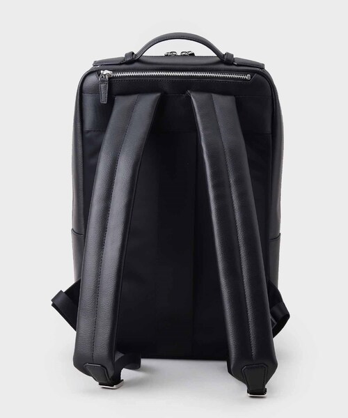 tk.TAKEO KIKUCHI(ティーケータケオキクチ)の「Refined Leather バックパック(バックパック/リュック・メンズ・ブラック/ダークブラウン/ブラック系・00)」の12枚目の写真