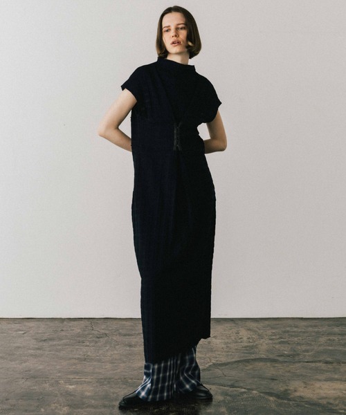 CREDONA（クレドナ）の「SHEER CHECK TROUSER/シアーチェックトラウザー（その他パンツ・レディース・ブルー/ブラウン・0/1）」の10枚目の写真