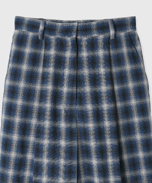 CREDONA（クレドナ）の「SHEER CHECK TROUSER/シアーチェックトラウザー（その他パンツ・レディース・ブルー/ブラウン・0/1）」の4枚目の写真
