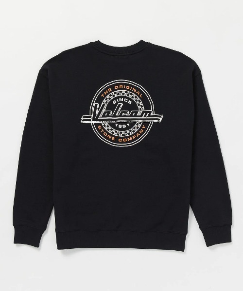 VOLCOM（ボルコム）の「【VOLCOM/ボルコム】Roundabout Crew Sweatshirt/クルーネックスウェットトレーナー（スウェット・メンズ・グリーン系その他/ブラック・SMALL/LARGE/X-LARGE/MEDIUM）」の2枚目の写真