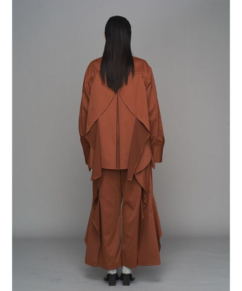 UN3D.（アンスリード）の「WAVE RAFFLE PT【セットアップ着用可能】 / ウェーブラッフルパンツ（その他パンツ・レディース・グレー/キャメル/ブラック・38/36）」の14枚目の写真