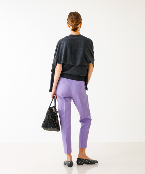 DESIGNWORKS(デザインワークス)の「ボレロクルーカーディガン(カーディガン/ボレロ・レディース・ラベンダー/イエロー/グレイッシュベージュ/チャコールグレー・38)」の18枚目の写真