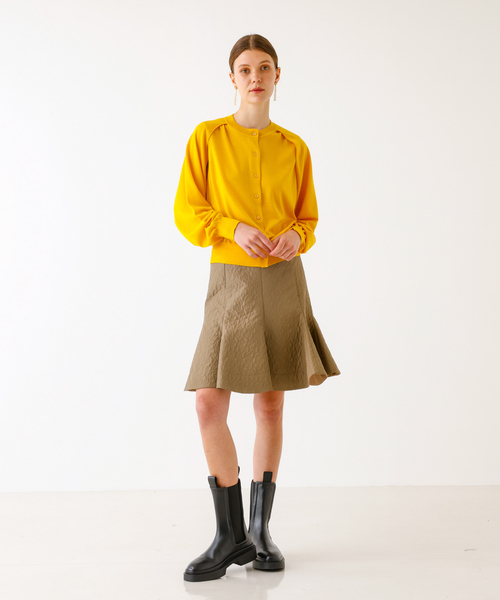 DESIGNWORKS(デザインワークス)の「ボレロクルーカーディガン(カーディガン/ボレロ・レディース・ラベンダー/イエロー/グレイッシュベージュ/チャコールグレー・38)」の19枚目の写真