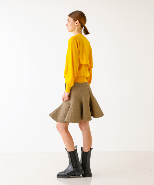 DESIGNWORKS(デザインワークス)の「ボレロクルーカーディガン(カーディガン/ボレロ・レディース・ラベンダー/イエロー/グレイッシュベージュ/チャコールグレー・38)」の20枚目の写真