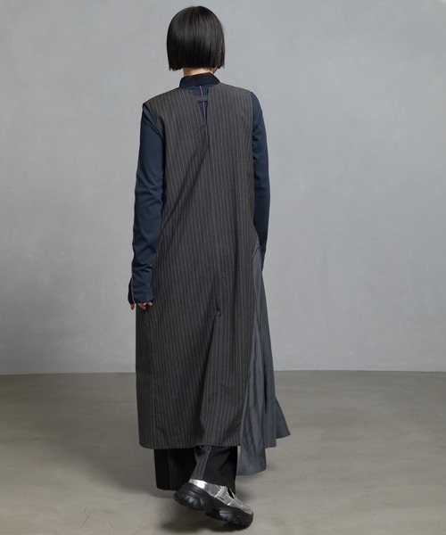 MARECHAL TERRE(マルシャルテル)の「2Way ベストワンピース(ワンピース・レディース・グレー系その他/ブラック系その他/ブラック/チャコールグレー・MEDIUM)」の9枚目の写真