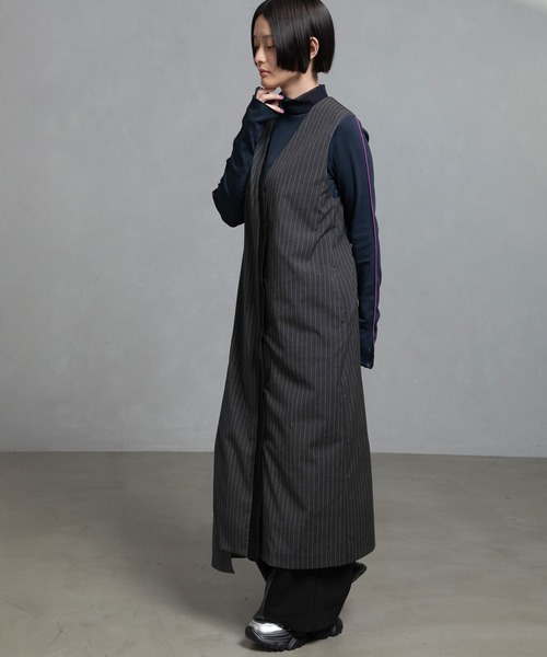 MARECHAL TERRE(マルシャルテル)の「2Way ベストワンピース(ワンピース・レディース・グレー系その他/ブラック系その他/ブラック/チャコールグレー・MEDIUM)」の12枚目の写真