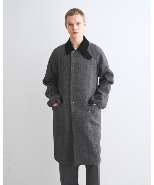 Traditional Weatherwear(トラディショナルウェザーウェア)の「BARGATE(ステンカラーコート・メンズ・グレー系その他/ブラウン系その他・36/34/38)」の2枚目の写真