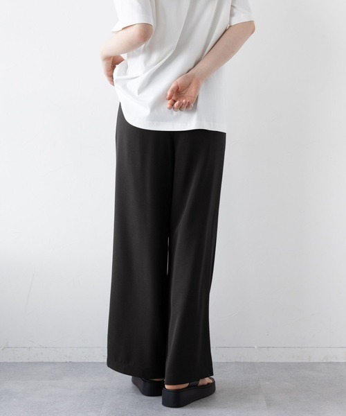 RAGEBLUE（レイジブルー）の「イージーワイドストレートスラックス/セットアップ対応（スラックス・レディース・ブラック/ブラウン/イエロー系/グレー系・FREE）」の7枚目の写真