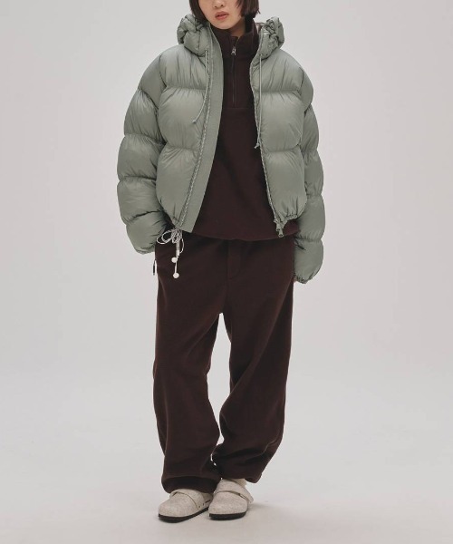 TODAYFUL(トゥデイフル)の「TODAYFUL Ultralight Goose Jacket ウルトラライトグースジャケット/12520004(ダウンジャケット/コート・レディース・チョコ/ブラック/セージグリーン・38/36)」の12枚目の写真