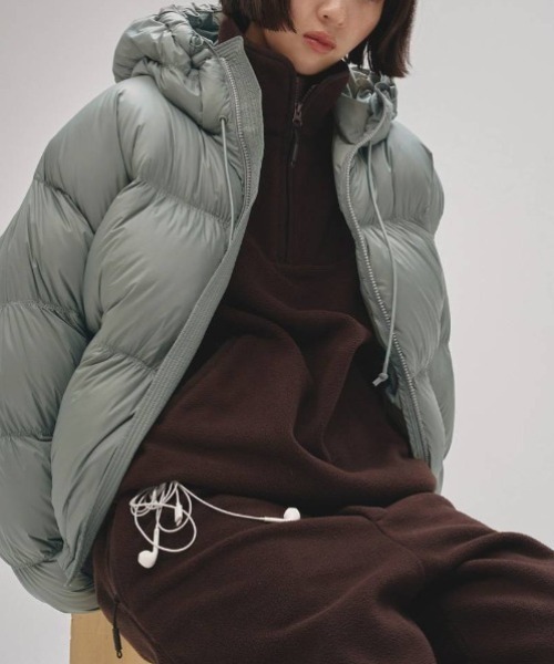 TODAYFUL(トゥデイフル)の「TODAYFUL Ultralight Goose Jacket ウルトラライトグースジャケット/12520004(ダウンジャケット/コート・レディース・チョコ/ブラック/セージグリーン・38/36)」の14枚目の写真
