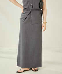 新品Plage DOMELLE/TXILI2WAY SUSPENDERSスカート Ezick スカート Window tulle 2way ハーネススカート レディース